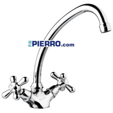 SU ORDINAZIONE Miscelatore monoforo lavello bocca girevole serie Decò Classic EMMEVI 12217