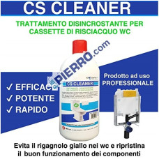 ESAURITO - CS CLEANER WC Disincrostante PROFESSIONALE POTENTISSIMO per cassette di risciaquo WC. PRODOTTO AD USO PROFESSIONALE 