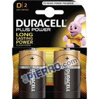 Batterie Duracell Torcia confezione 2 pezzi batteria POWER PLUS