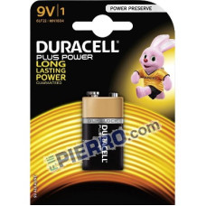 ESAURITO Batteria Duracell 9 v batteria PLUS POWER