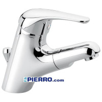 Miscelatore lavabo doccetta estraibile scarico automatico serie Ambra cromato EMMEVI 9096