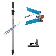 ESAURITO Abbacchiatore pneumatico con asta telescopica 140-250 e rubinetto BREVETTATO ANTIUSURA olive scuotitore ad aria compressa