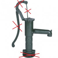 Corpo per Pompa a mano da pozzo - Base Corpo per Pompa a mano da pozzo - Base