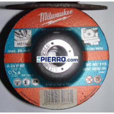 Dischi smerigliatrice taglio smerigliare 3 mm - dm 115 MILWAUKEE