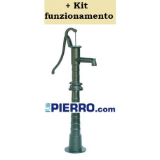 ESAURITO Pompa manuale con base rialzata Altezza 140 cm - Pompa a mano + Kit Funzionamento ESAURITO Pompa manuale con base rialzata Altezza 140 cm - Pompa a mano + Kit Funzionamento
