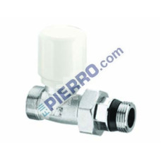 Valvola dritta termostatizzabile con attacco per tubo rame, pex e multistrato 3/8 ARTECLIMA