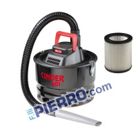 Aspiratore cenere 600 w filtro a cartuccia intercambiabile aspiracenere