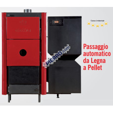 Caldaia Generatore di calore ELETTRA pellet sansa  combustibili granulari legna