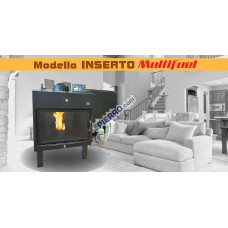 Termocamino modello Multifuel inserto / anta unica 21000 kcal ETAKAMINI ITALIA