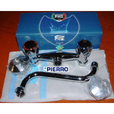 Miscelatore lavello a muro con canna girevole REMER 41y