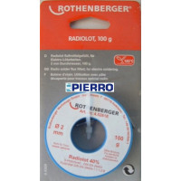 Rotolo  100 grammi di S-Pb60Sn40 diametro 2 mm 60 ROTHENBERGER