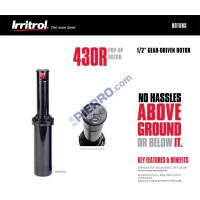 Pop up turbina 430 r - attacco 1/2 -raggio 9 metri IRRITROL