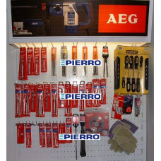 PER MURO  Punta elicoidale da muro 6 mm (100-60 mm) AEG o MILWAUKEE