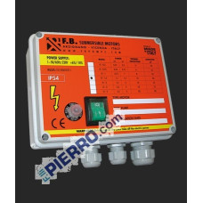 Quadro avviatore F. B. per 2 hp monofase con condensatore