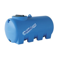 Serbatoio 1000 litri orizzontale GIURGOLA raccordi filettati montati acqua potabile