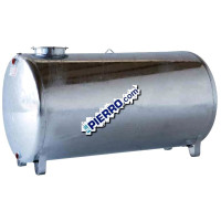 SU ORDINAZIONE Serbatoio acciaio inox orizzontale 500 litri