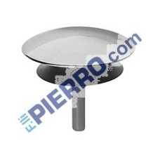 Tapparello - VASCA CON COLONNA - tappaguasti dispositivo di apertura e chiusura per vasche tappo in acciaio cromato ø 73 mm BOBOMINI click clack