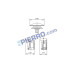Tapparello -BIDET LAVABO - con dispositivo di aggancio universale da 1" e da 1"1/4  BONOMINI tappo piletta rotta 