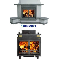 Termocamino modello ps 20000 / 25000 / 29500 kcal ETAKAMINI ITALIA vaso aperto