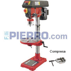 ESAURITO Trapano a colonna con morsa